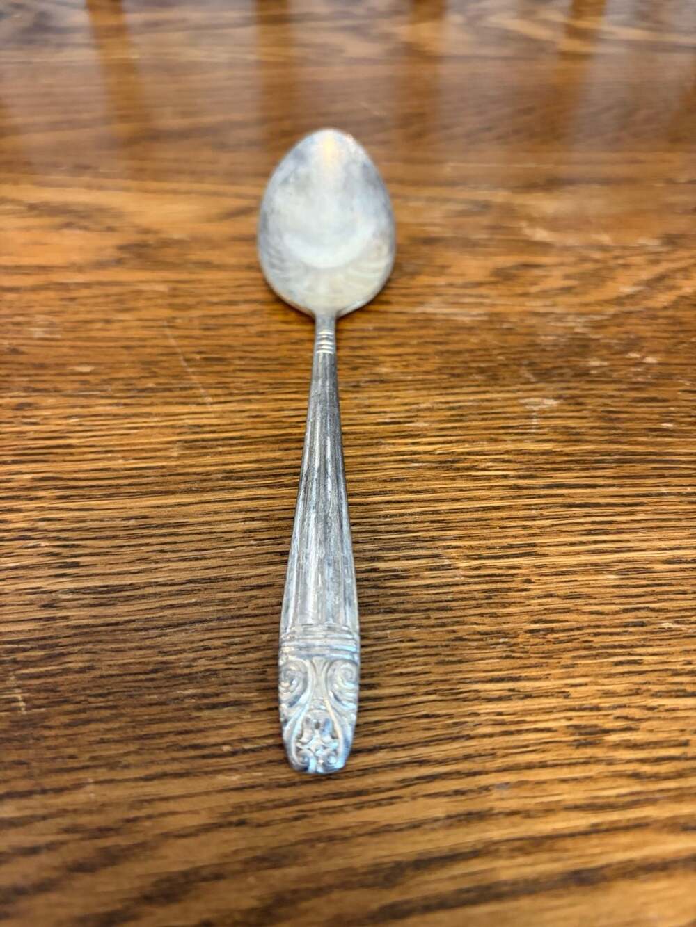 Harmony House Plate AA+ Silverplate Teaspoon Floral Pattern